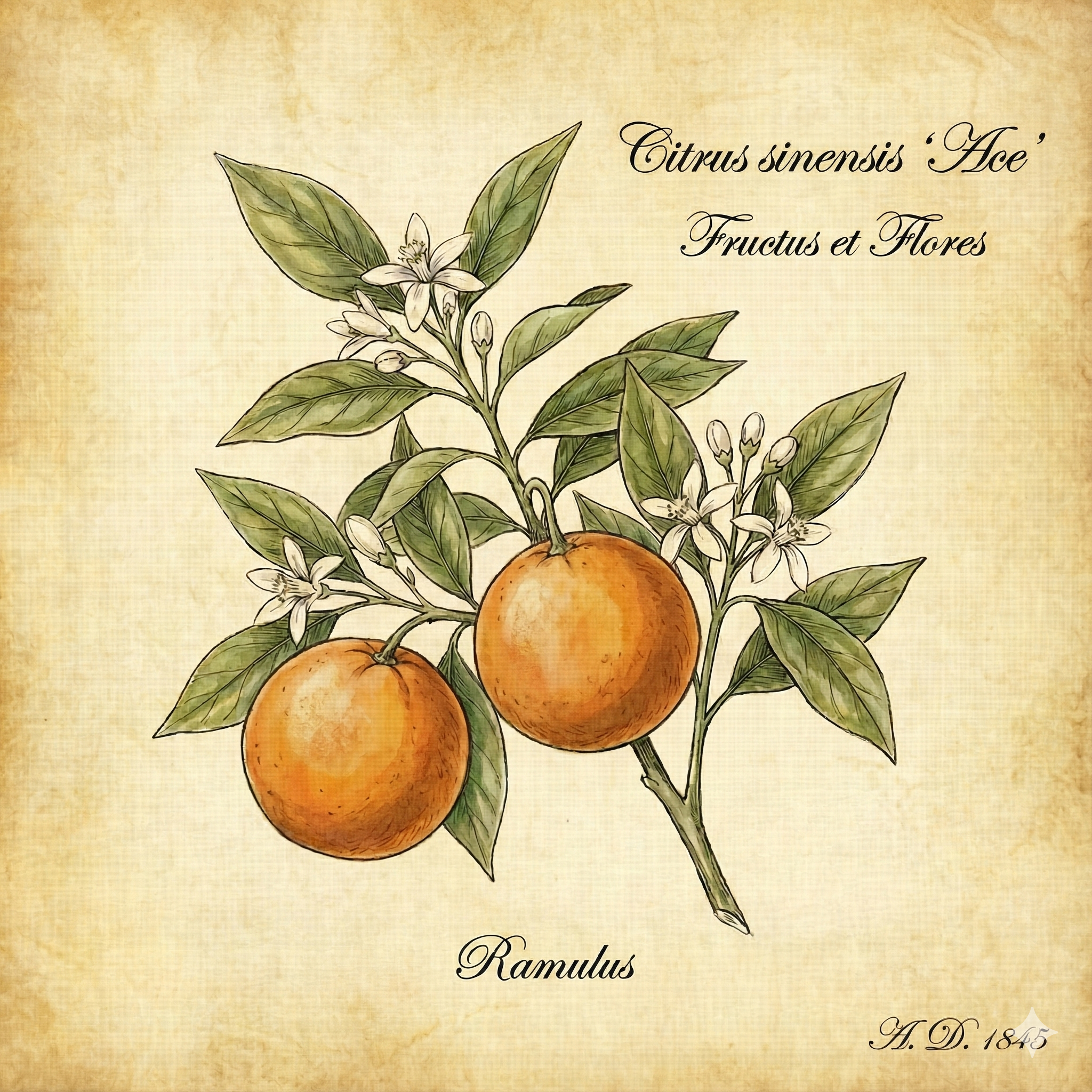 Planche botanique ancienne